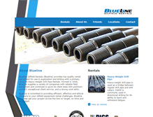 Tablet Screenshot of bluelinerentals.com